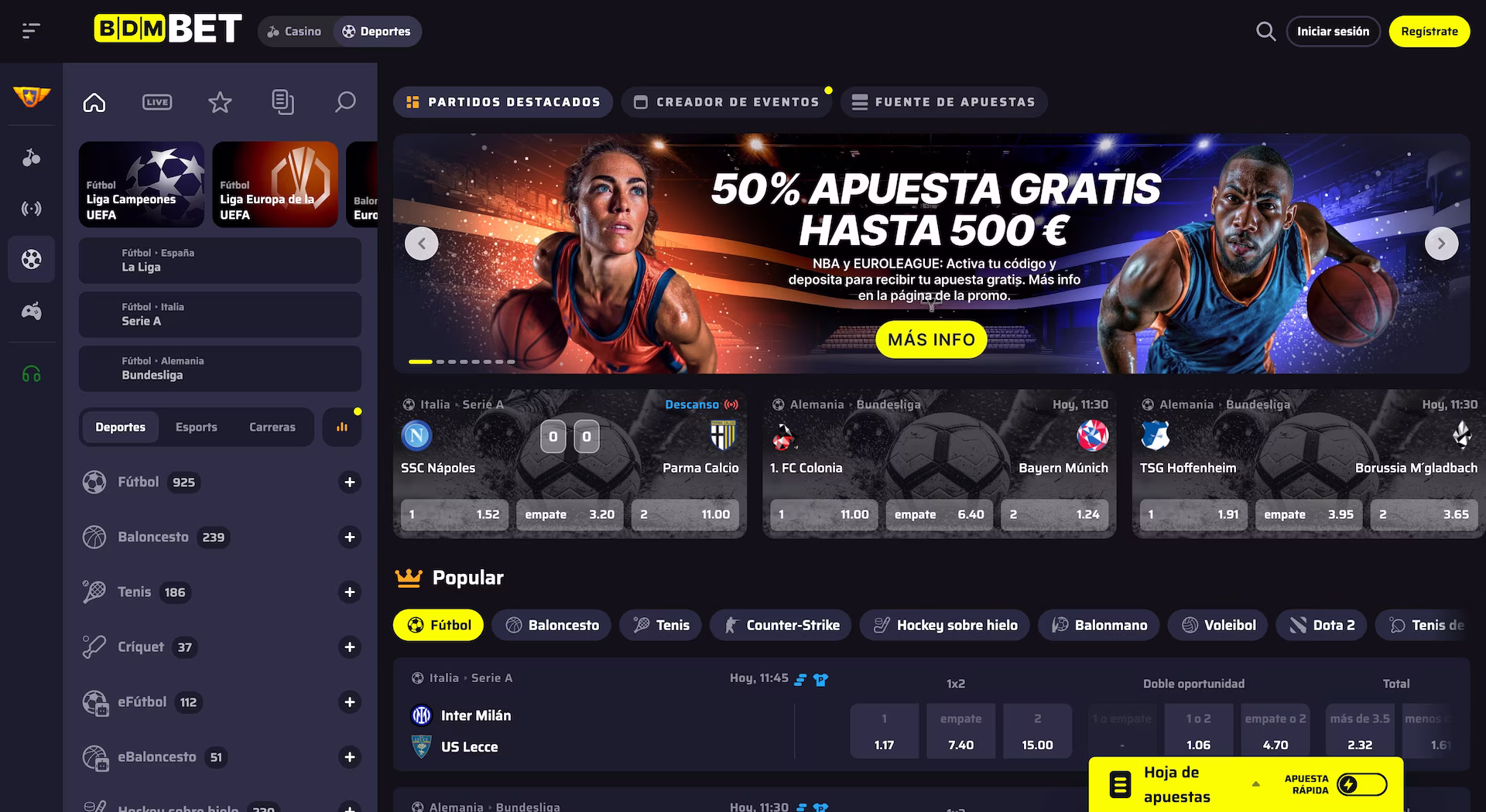 BDMbet Apuestas Deportivas